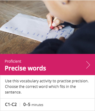 English Precise Test your English - results